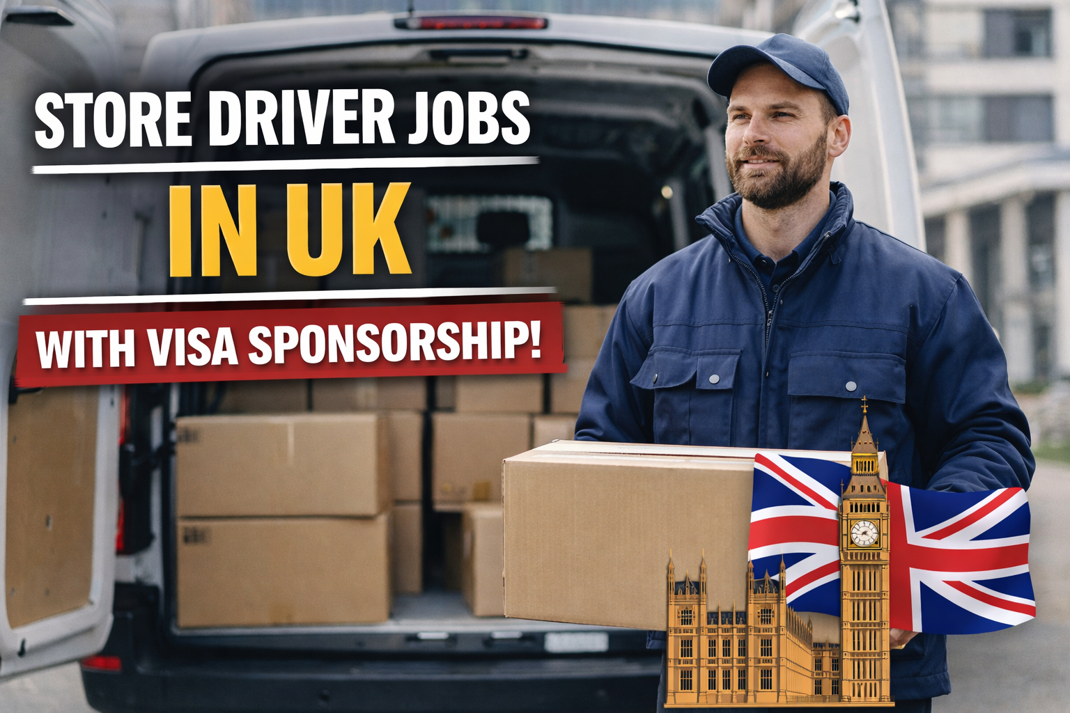 Store Driver Jobs in UK with Visa Sponsorship 2026
