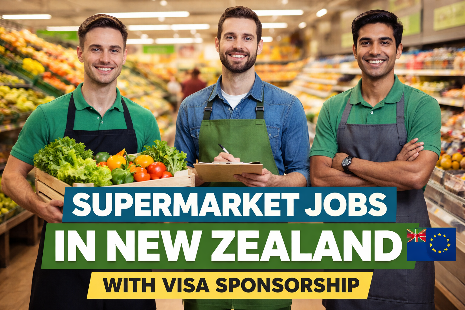 Supermarket Jobs in New Zealand with Visa Sponsorship 2026