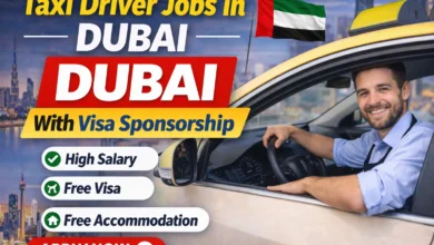 Taxi Driver Jobs in Dubai with Visa Sponsorship 2026
