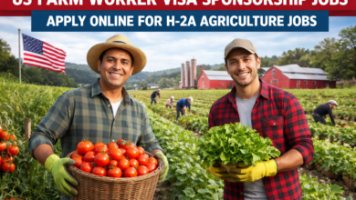 US Farm Worker Visa Sponsorship Jobs 2026 – Apply Online for H-2A Agriculture Jobs