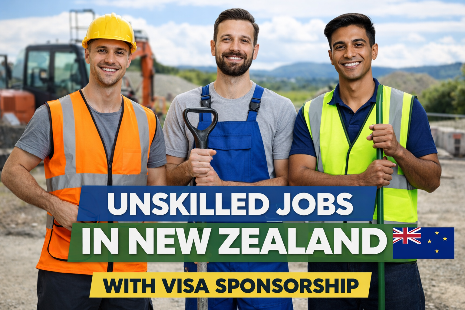 Unskilled Jobs in New Zealand with Visa Sponsorship in 2026