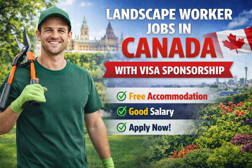 Landscape Worker Jobs in Canada with Visa Sponsorship 2026