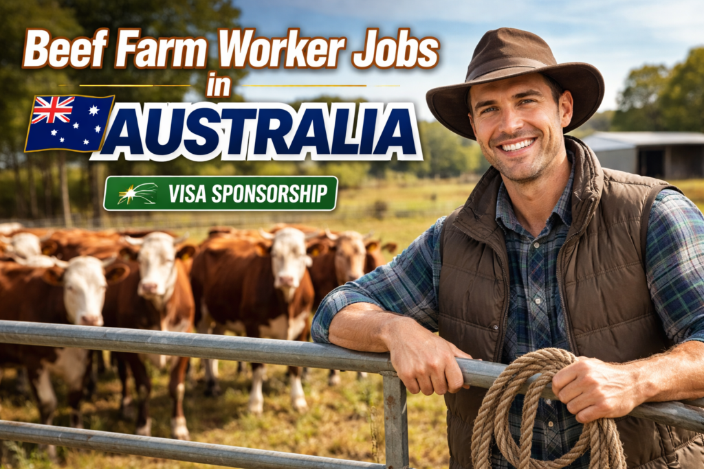 Beef Farm Worker Jobs in Australia with Visa Sponsorship 2026