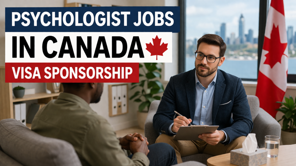Psychologist Jobs in Canada with Visa Sponsorship 2026