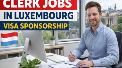 Clerk Jobs in Luxembourg with Visa Sponsorship 2026