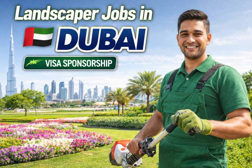 Landscapers Jobs in Dubai with Visa Sponsorship 2026