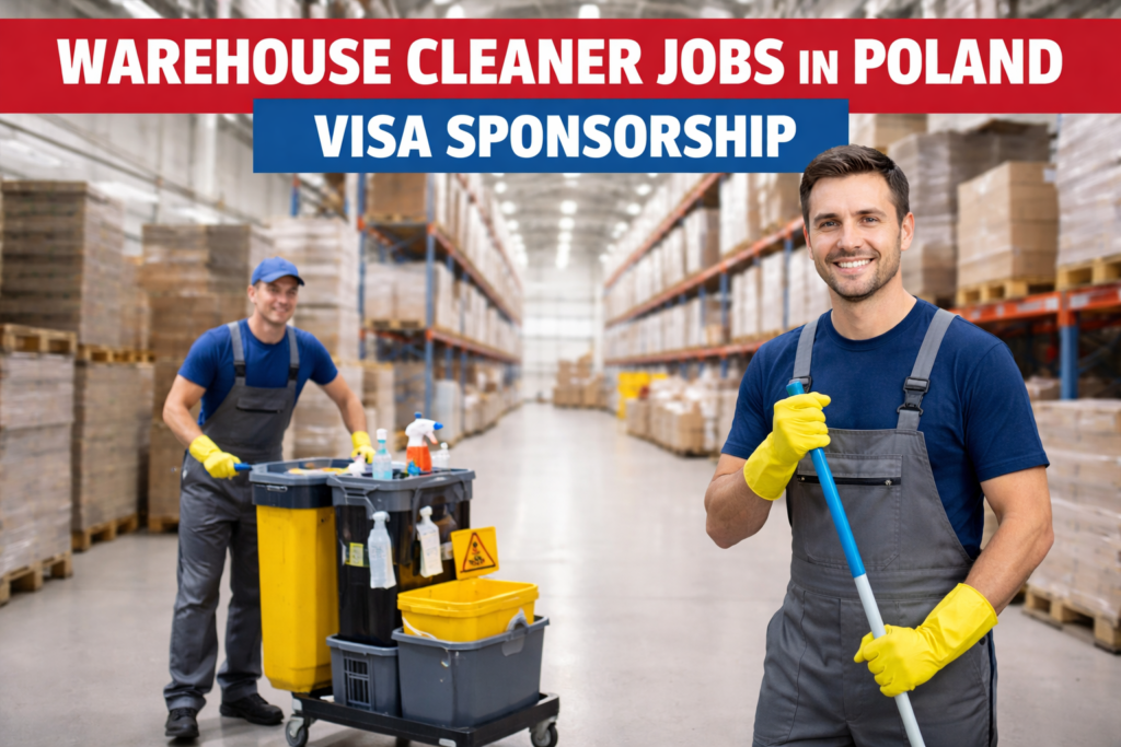 Warehouse Cleaner Jobs in Poland with Visa Sponsorship 2026