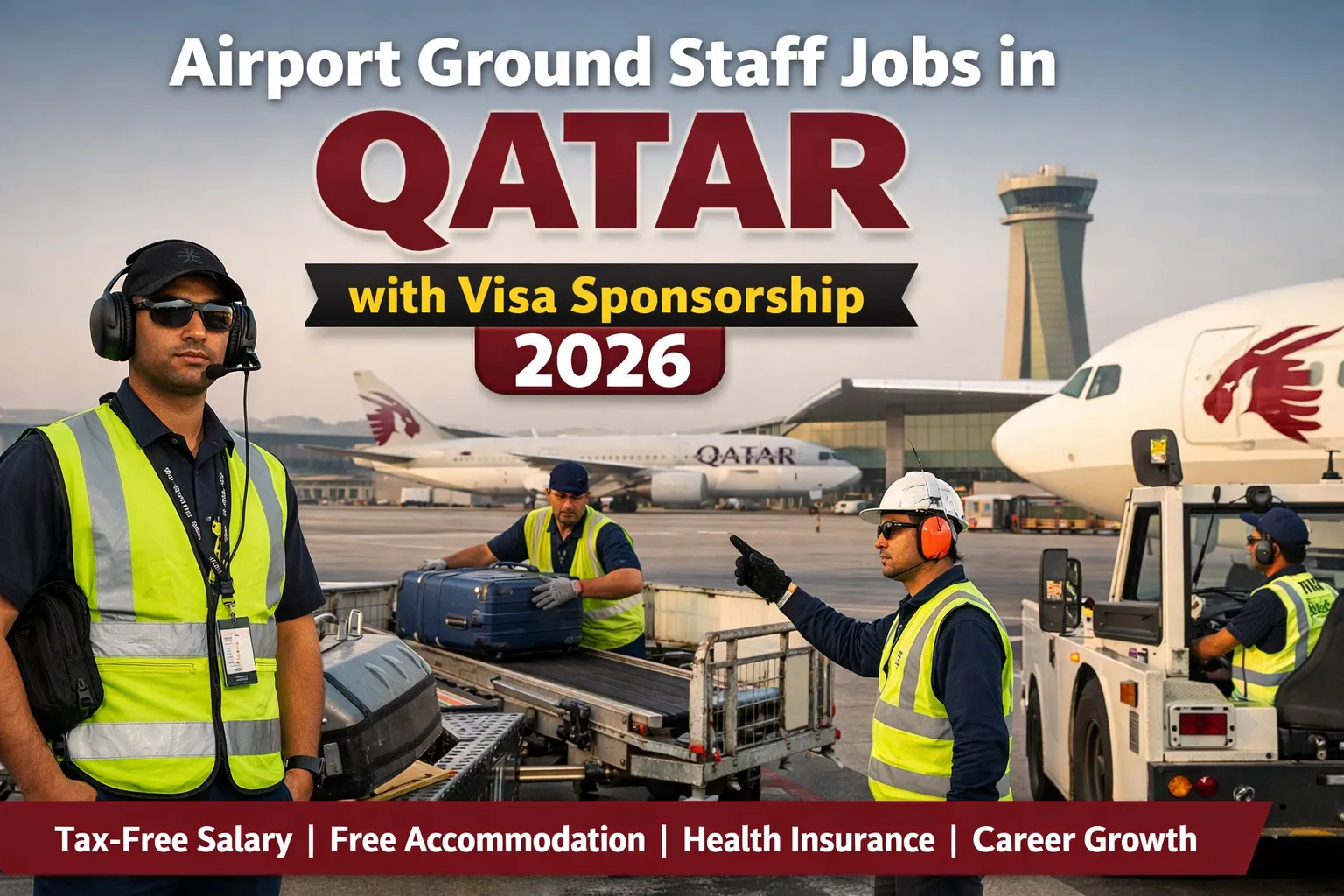 Airport Ground Staff Jobs in Qatar with Visa Sponsorship