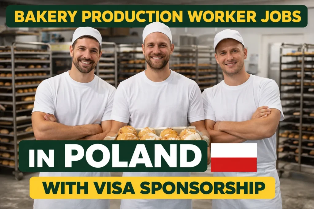 Bakery Production Worker Jobs in Poland with Visa Sponsorship 2026
