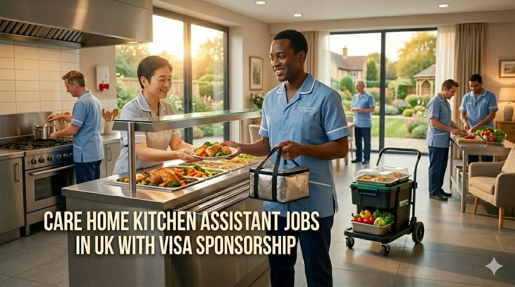 Care Home Kitchen Assistant Jobs in UK with Visa Sponsorship 2026