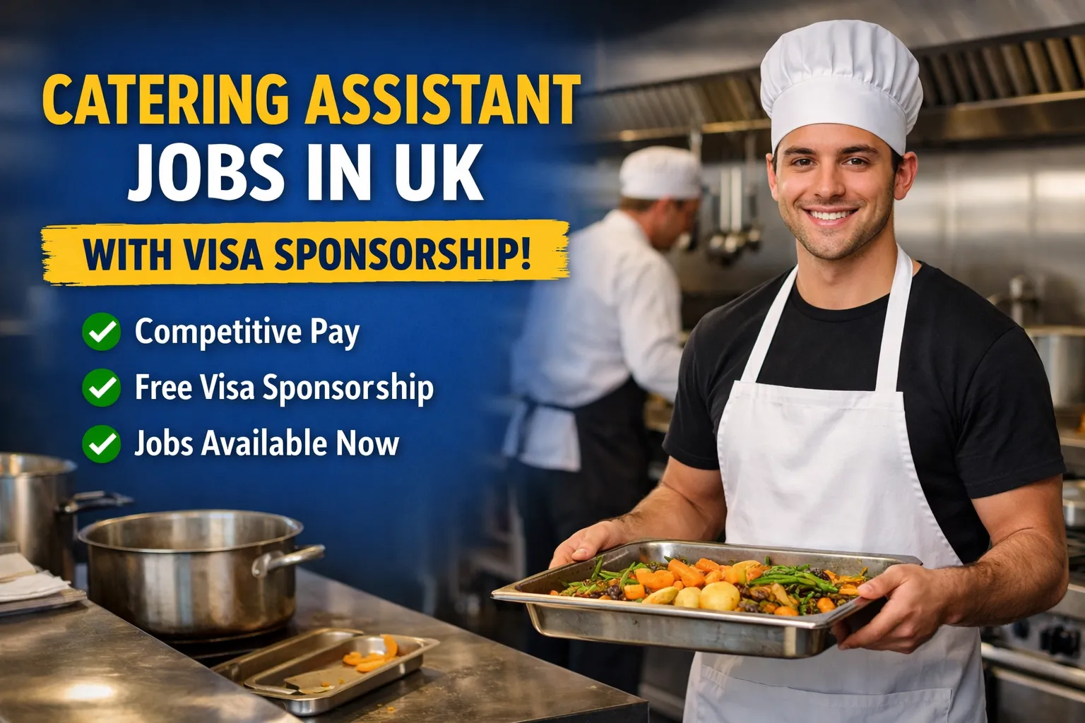 Catering Assistant Jobs in UK with Visa Sponsorship