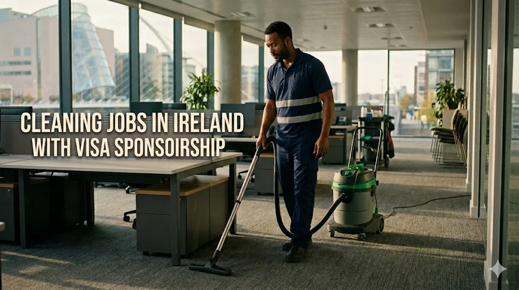 Cleaning Jobs in Ireland with Visa Sponsorship 2026