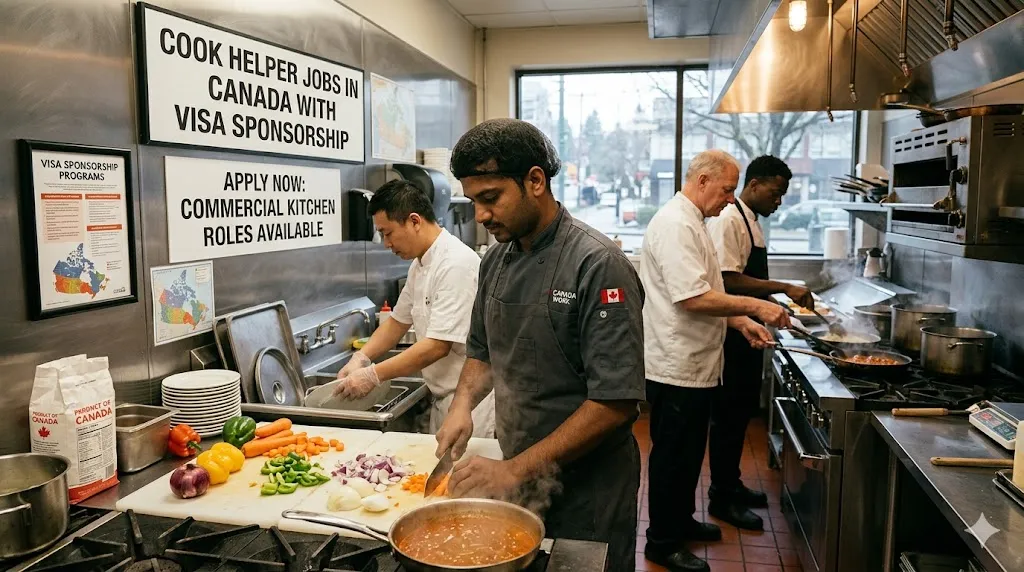 Cook Helper Jobs in Canada with Visa Sponsorship