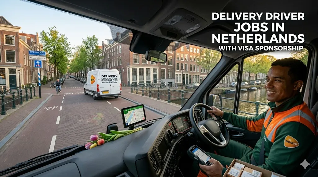 Delivery Driver Jobs in Netherlands with Visa Sponsorship