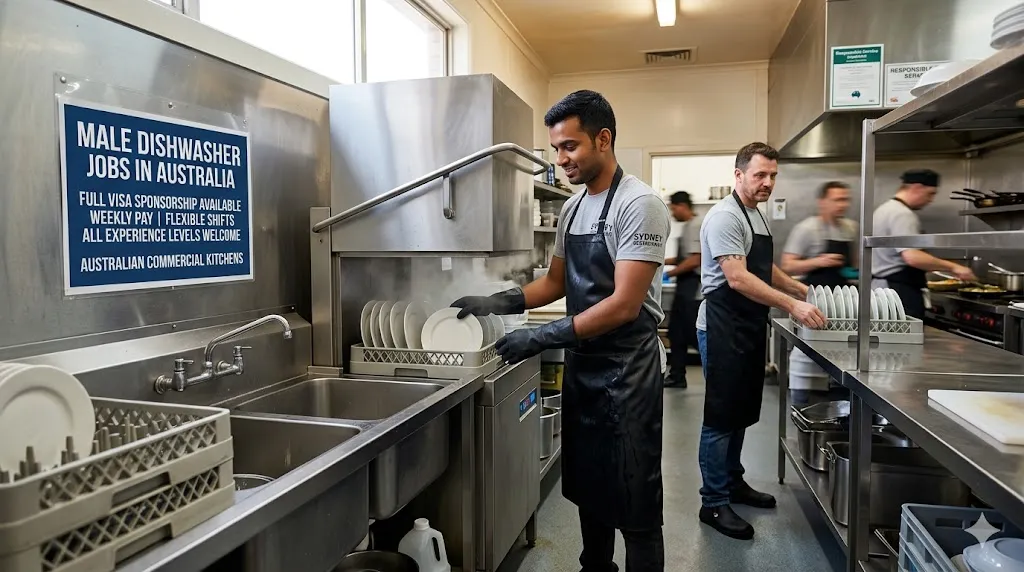 Dishwasher Jobs in Australia with Visa Sponsorship