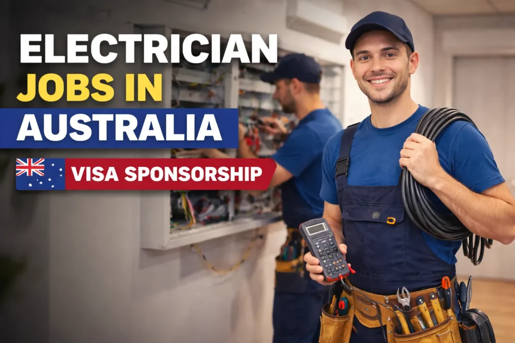 Electrician Jobs in Australia with Visa Sponsorship 2026