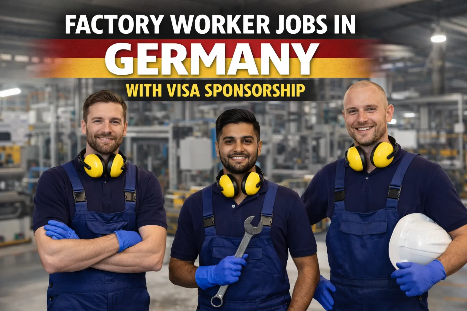 Factory Worker Jobs in Germany with Visa Sponsorship