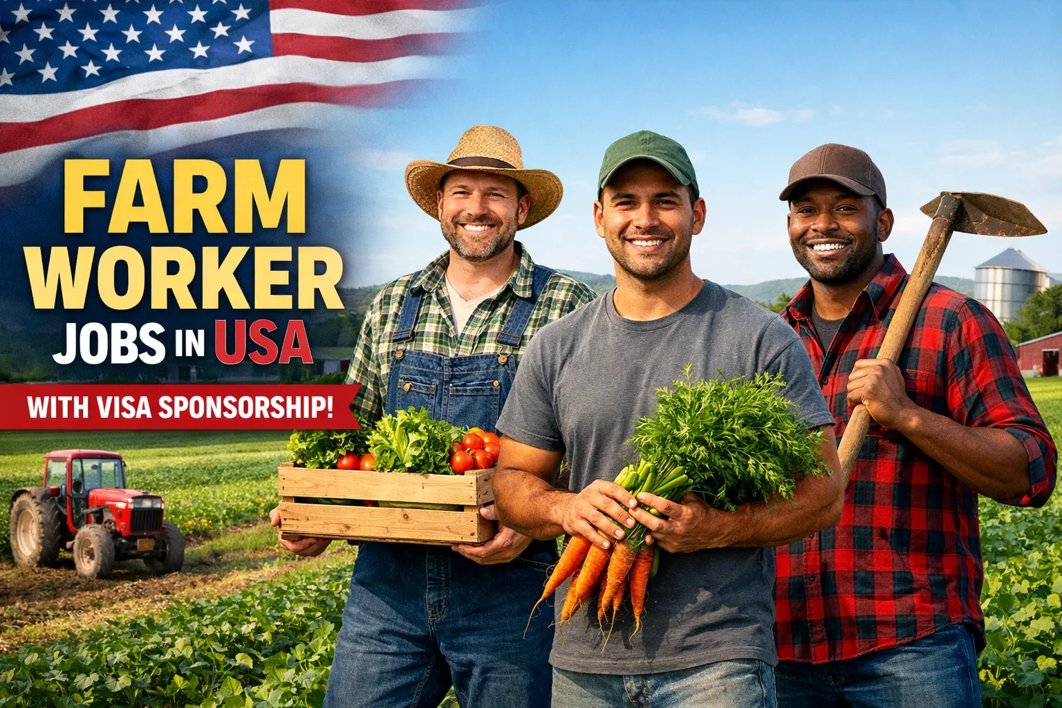 Farm Worker Jobs in USA with Visa Sponsorship