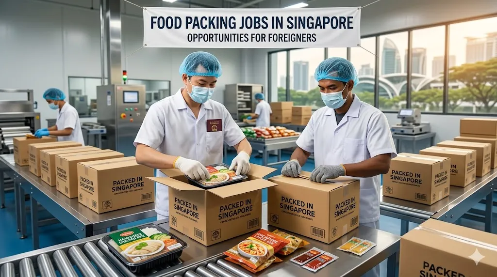 Food Packing Jobs in Singapore for Foreigners 2026