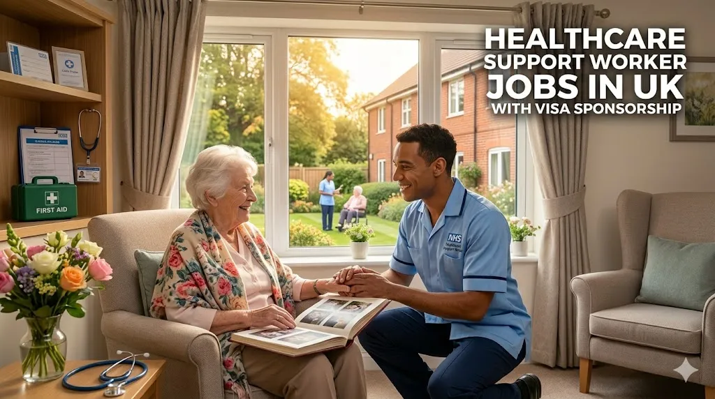 Healthcare Support Worker Jobs in UK with Visa Sponsorship 2026
