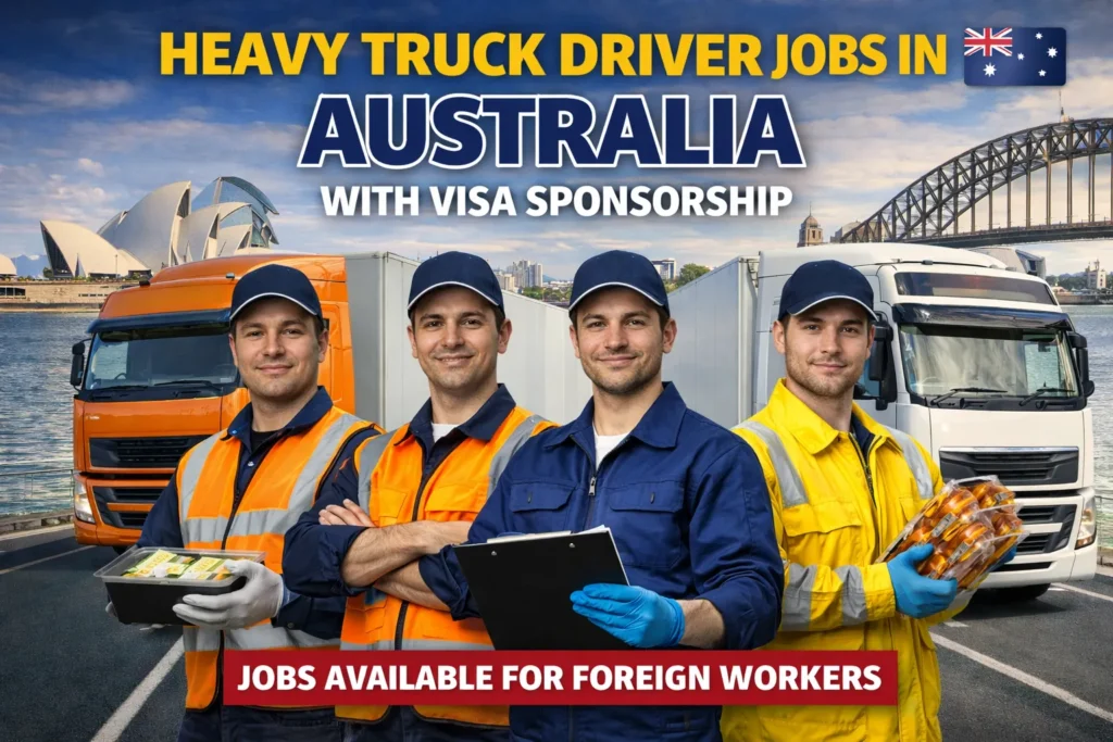 Heavy Truck Driver Jobs in Australia with Visa Sponsorship 2026