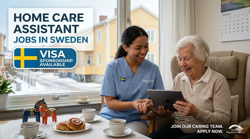Home Care Assistant Jobs in Sweden with Visa Sponsorship