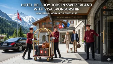 Hotel Bellboy Jobs in Switzerland with Visa Sponsorship 2026