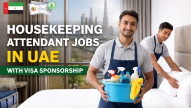 Housekeeping Attendant Jobs in UAE with Visa Sponsorship