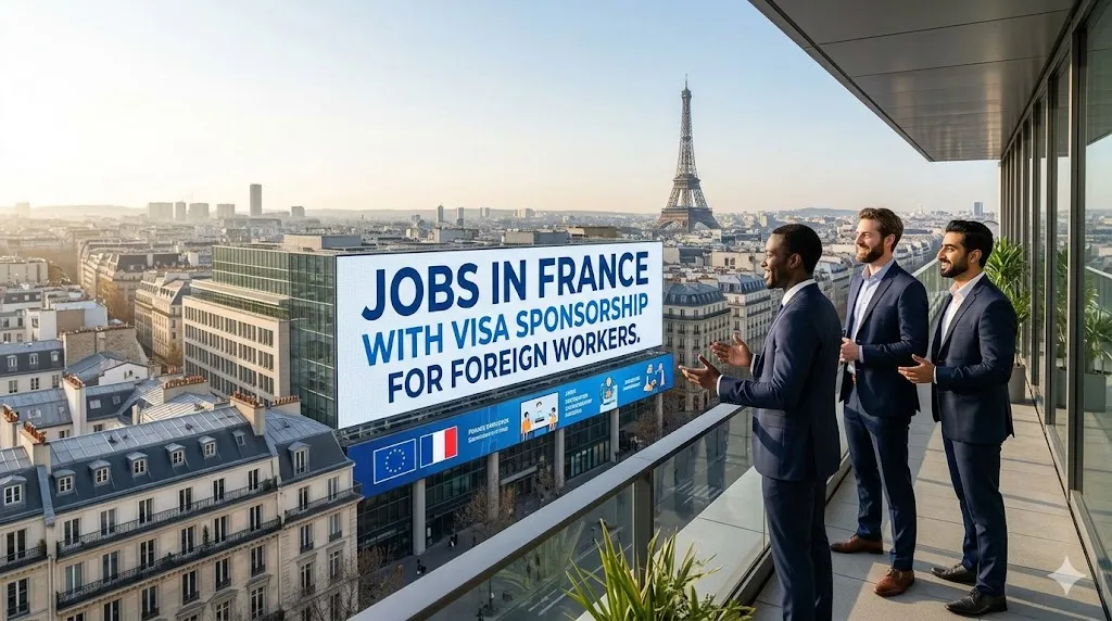 Jobs in France with Visa Sponsorship for Foreign Workers 2026