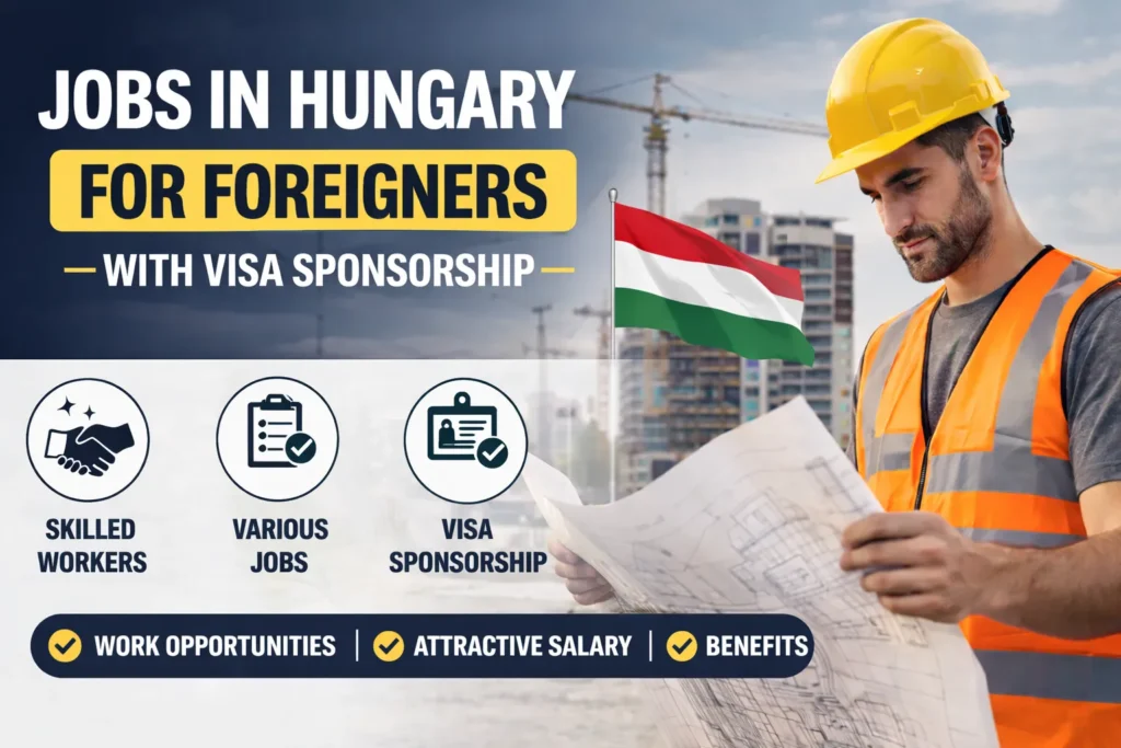 Jobs in Hungary with Visa Sponsorship for Foreigners 2026