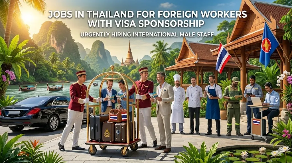 Jobs in Thailand with Visa Sponsorship for Foreign Workers 2026