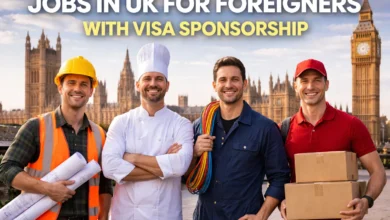 Jobs in UK for Foreigners with Visa Sponsorship 2026