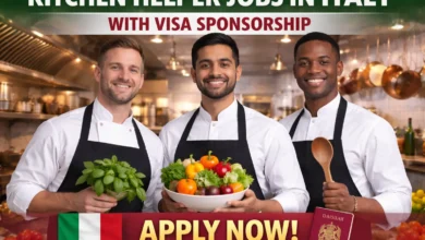 Kitchen Helper Jobs in Italy with Visa Sponsorship 2026