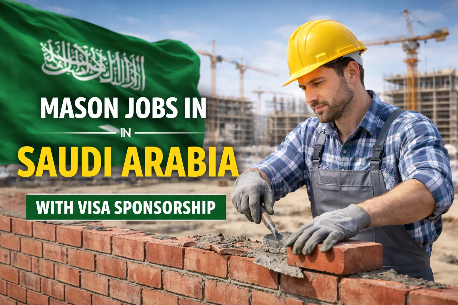Mason Jobs in Saudi Arabia with Visa Sponsorship 2026