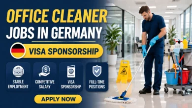 Office Cleaner Jobs in Germany with Visa Sponsorship