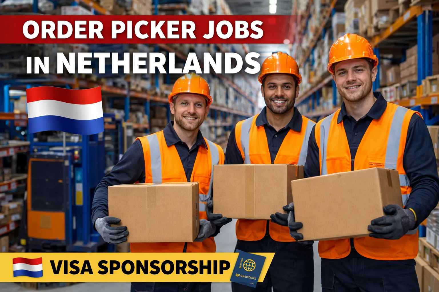 Order Picker Jobs in Netherlands with Visa Sponsorship