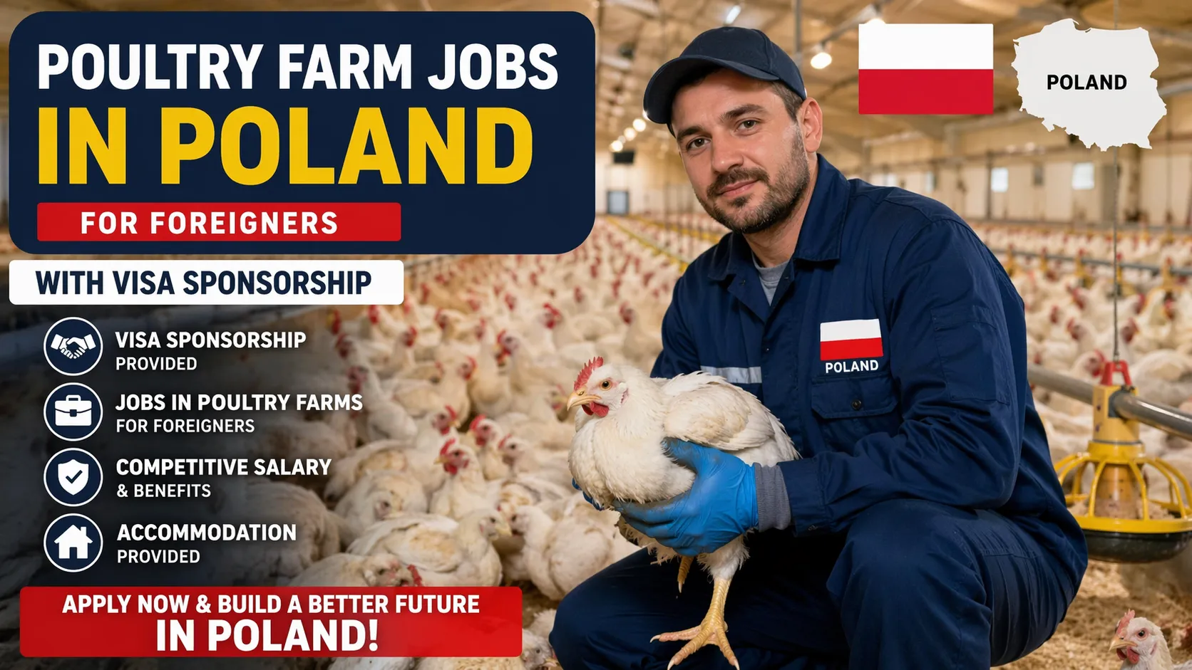 Poultry Farm Jobs in Poland for Foreigners with Visa Sponsorship