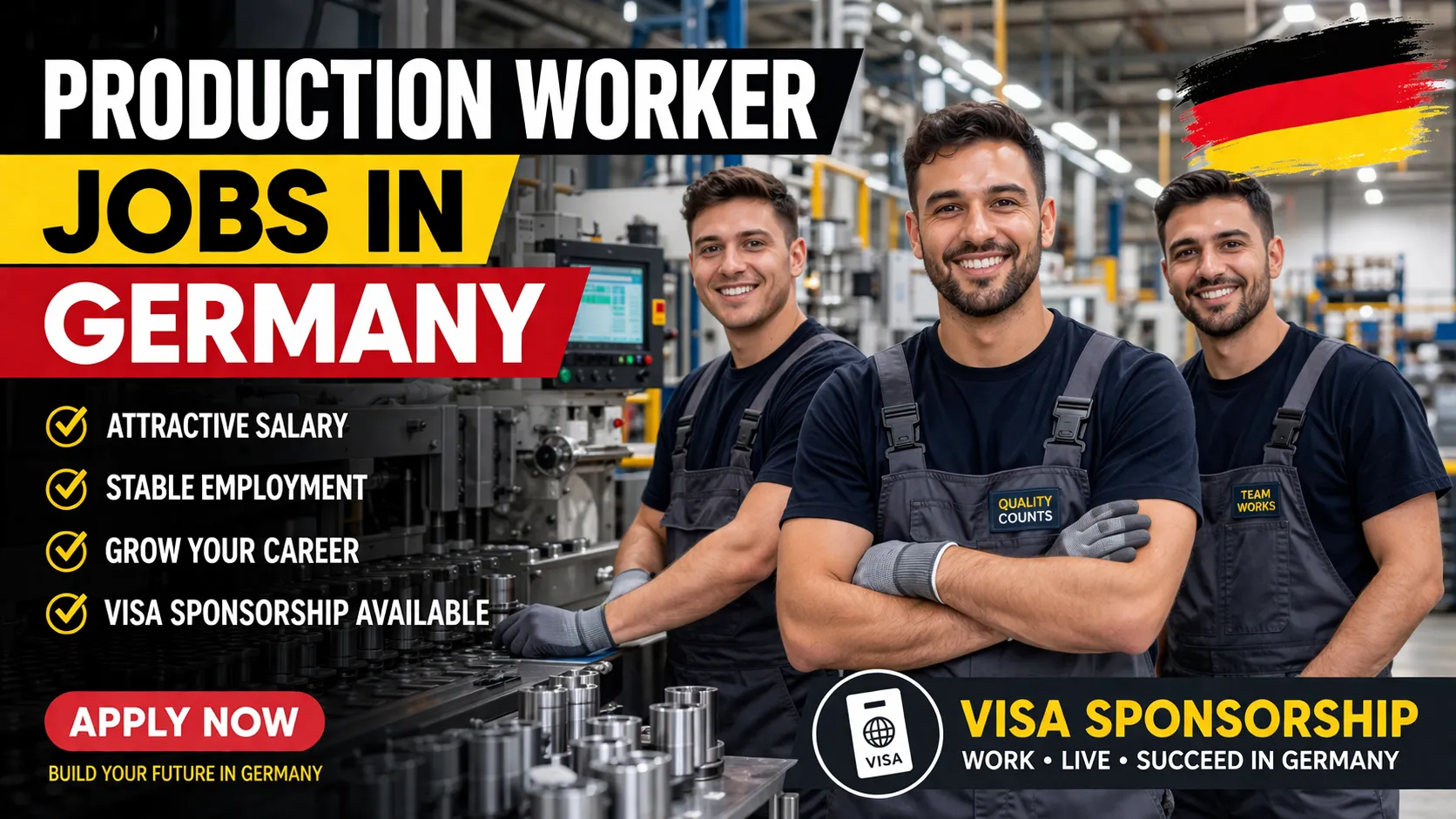 Production Worker Jobs in Germany with Visa Sponsorship