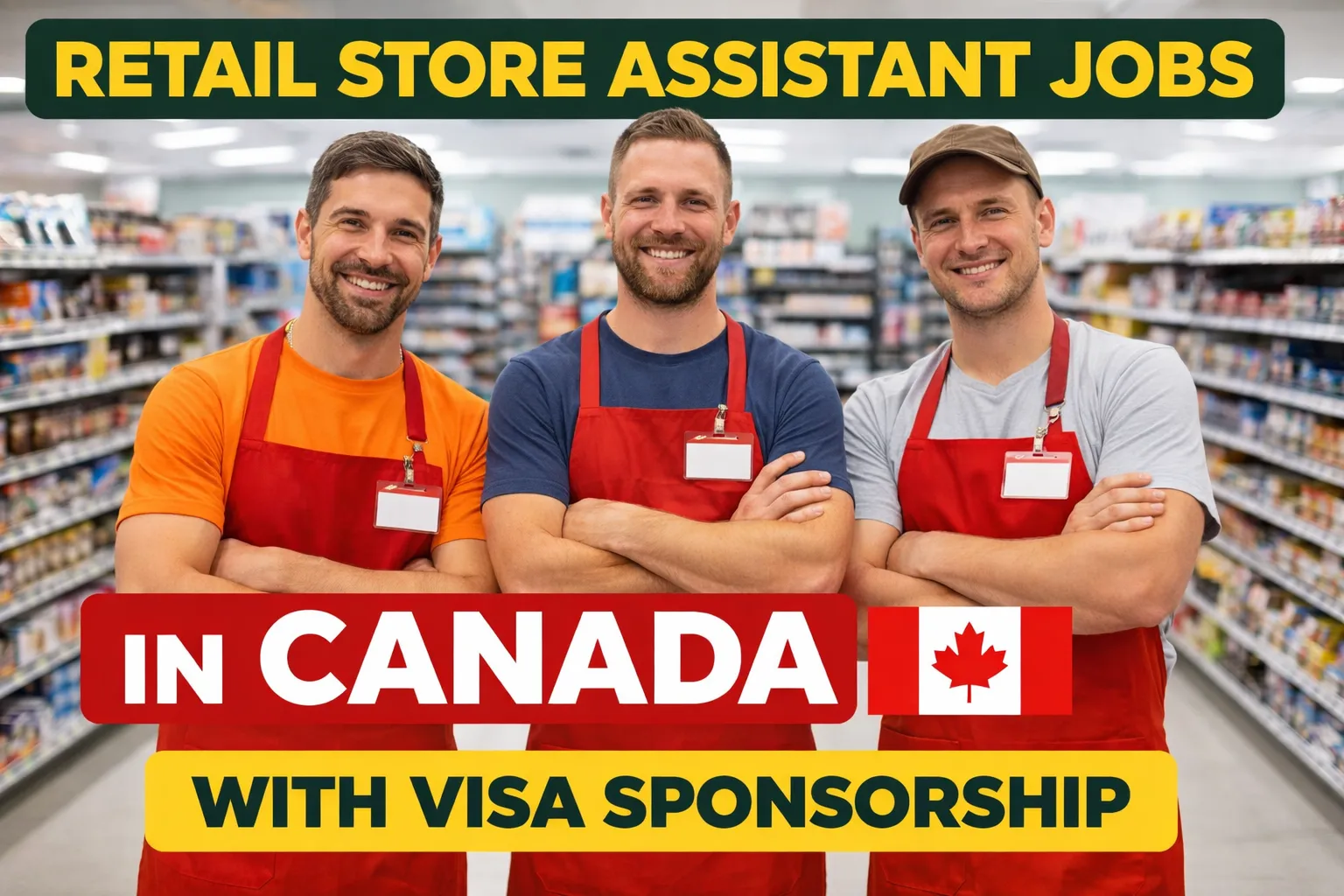 Retail Store Assistant Jobs in Canada with Visa Sponsorship 2026