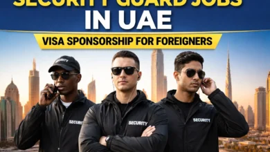 Security Guard Jobs in UAE with Visa Sponsorship for Foreigners