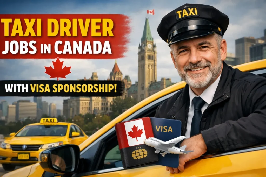 Taxi Driver Jobs in Canada with Visa Sponsorship 2026