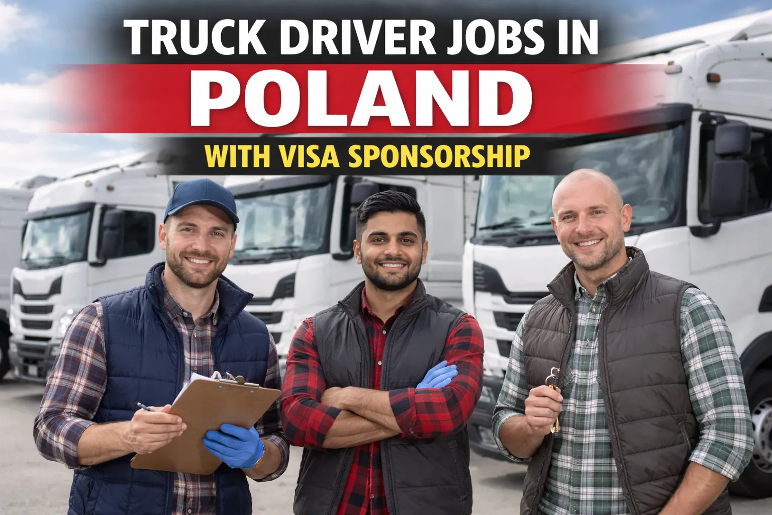 Truck Driver Jobs in Poland with Visa Sponsorship.