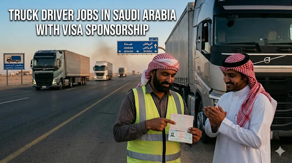 Truck Driver Jobs in Saudi Arabia with Visa Sponsorship 2026