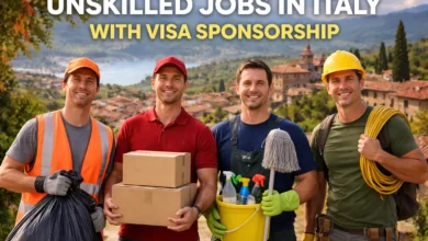 Unskilled Jobs in Italy with Visa Sponsorship 2026