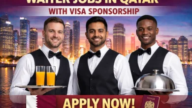 Waiter Jobs in Qatar with Visa Sponsorship 2026