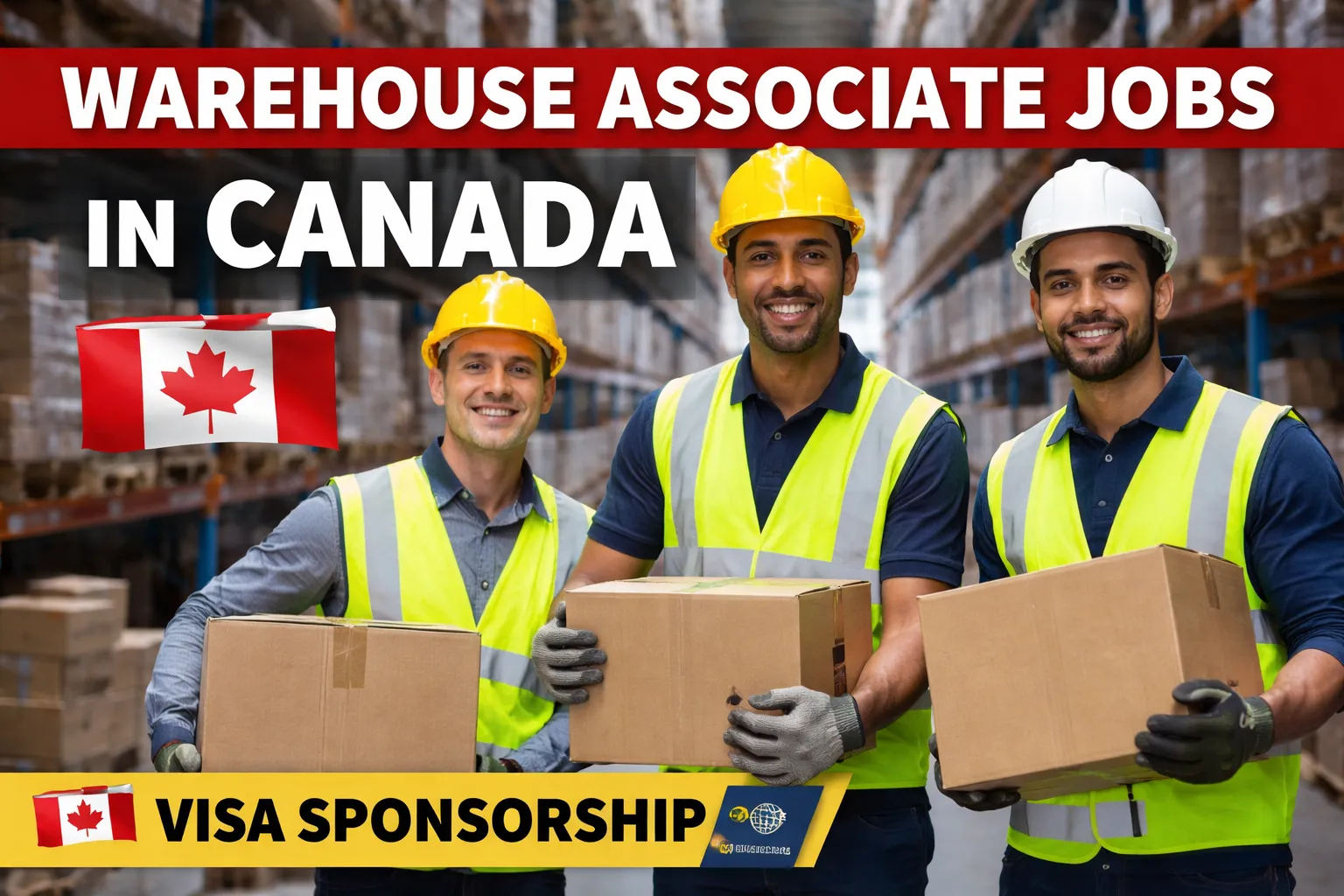 Warehouse Associate Jobs in Canada with Visa Sponsorship