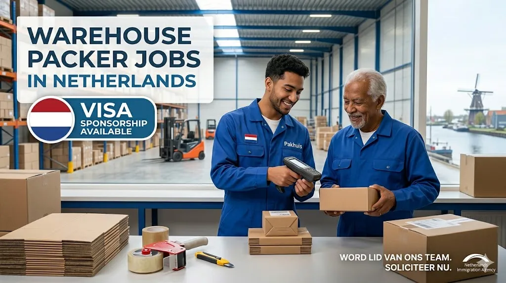 Warehouse Packer Jobs in Netherlands with Visa Sponsorship
