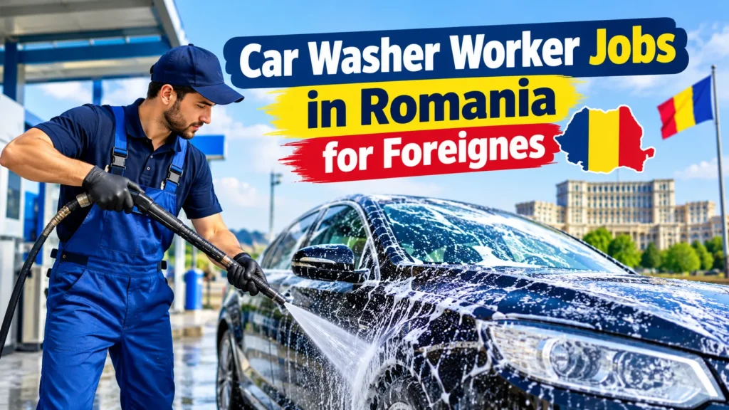 Car Washer Worker Jobs in Romania for Foreigners