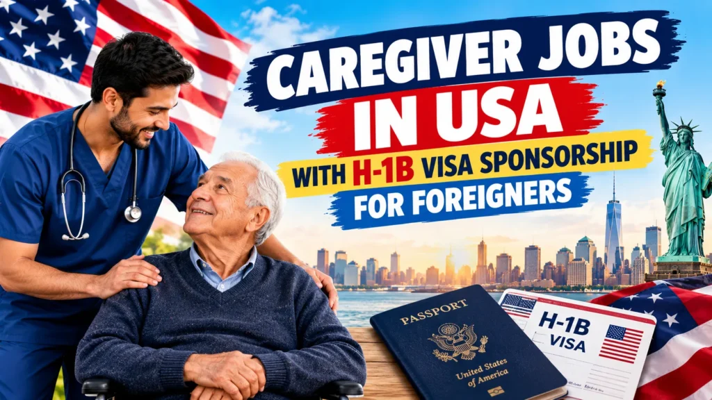 Caregiver Jobs in USA with H-1B Visa Sponsorship for Foreigners