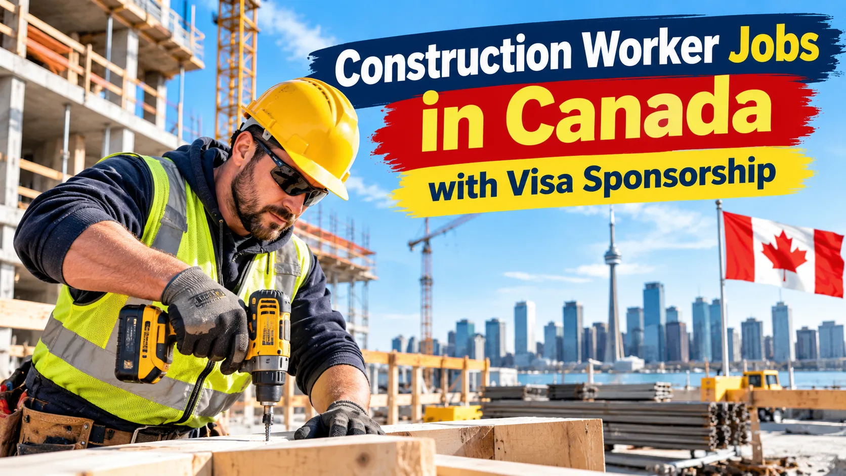 Construction Worker Jobs in Canada with Visa Sponsorship